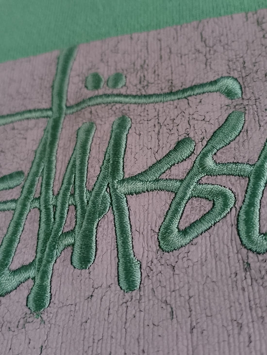 Stussy Men's Green Crewneck Sweatshirt