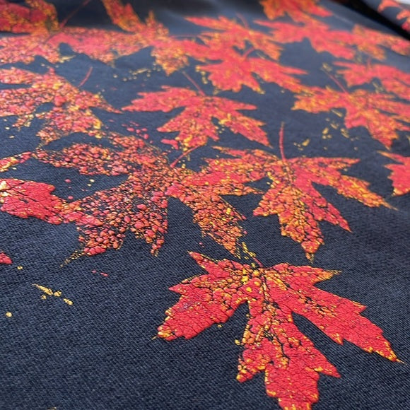 Vintage 90s Falling Autumn Leaves Coldwater Creek Crewneck Sweater Unisex