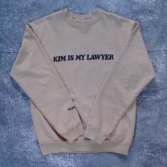 KIM IS MY LAWYER TALENTLESS KARDASHIAN CREWNECK SWEATER