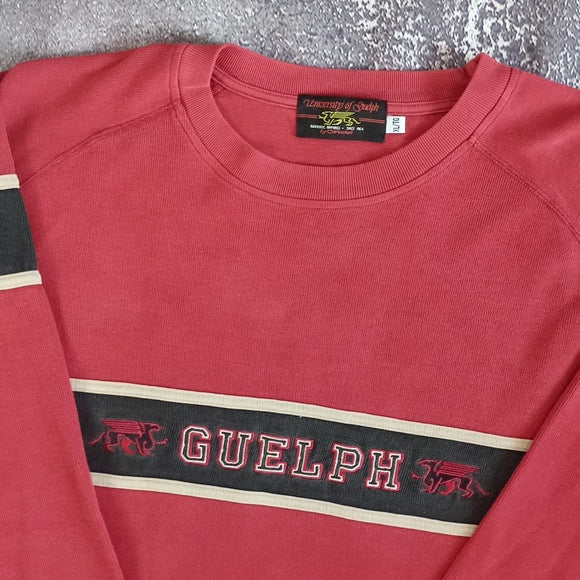 Vintage University of Guhelp Longeleeve Shirt