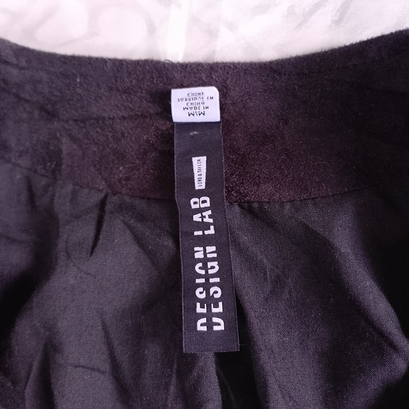 Fringe Suede Moto Jacket - Dark Brown DESIGN LAB LORD & TAYLOR