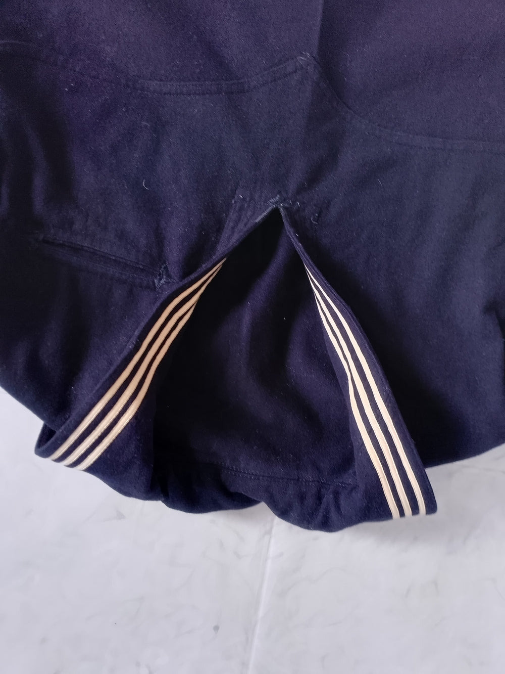 Vintage U.S. Navy Womens Blue Dress Jumper 100% Wool Cracker Jack Uniform Top