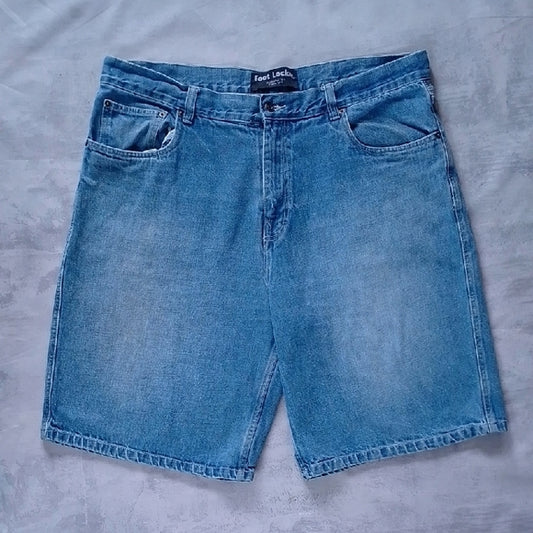 Vintage Y2K BAGGY FOOT LOCKER JORTS JEAN SHORTS