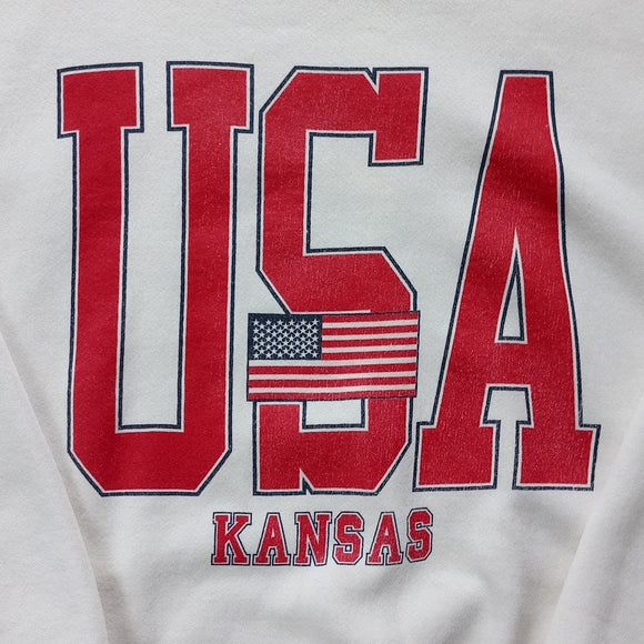 Vintage 90s USA KANSAS Crewneck Sweater UNISEX