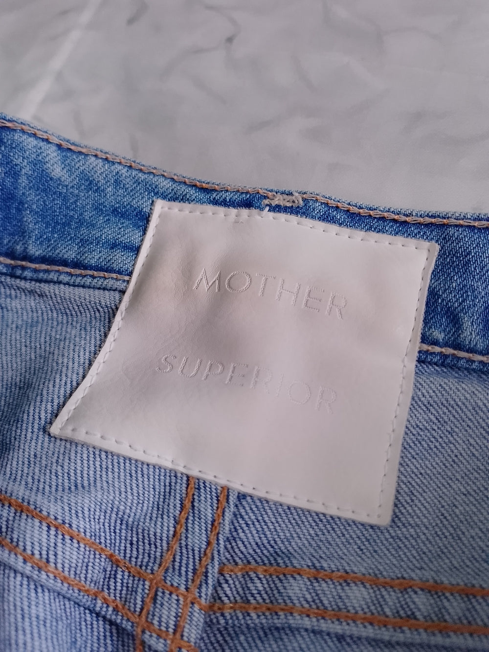 Mother Superior The Tomcat The Confession Denim Blue Jeans