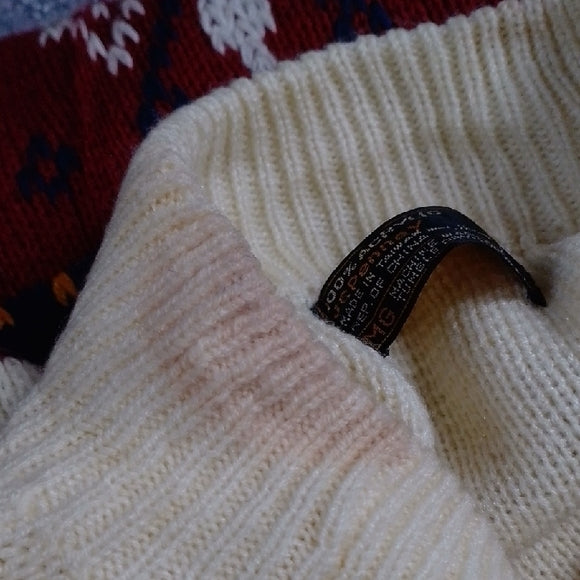 Vintage 90s JCPenney's Men’s Fair Isle Nordic Ski Sweater