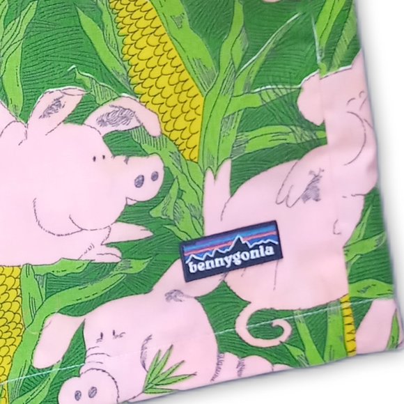 Vintage 1970s Pig & Corn SCHUMACHER  Custom Reworked Bennygonia Shorts UNISEX