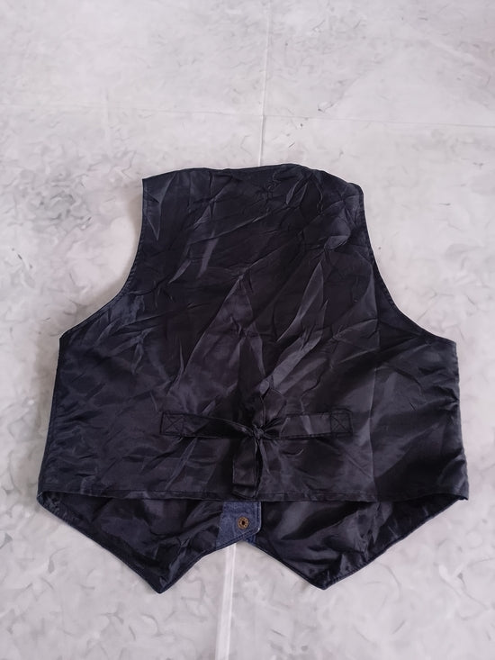 Vintage 90s Disney Winnie The Pooh Suede Vest