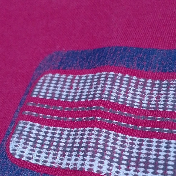 Vintage 90s Adidas Red Graphic Tee