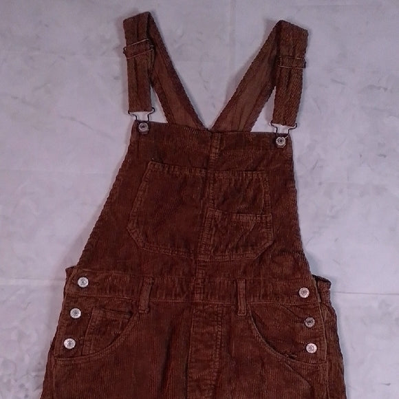 We The Free Brown Corduroy Women's Overalls