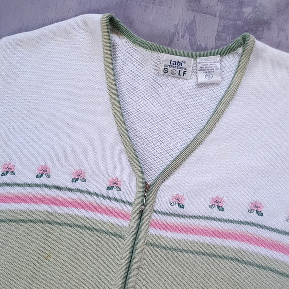 Vintage Tabi Golf International Frog with Flowers Top/Shirt