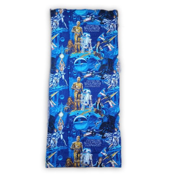 Vintage 1977 Star Wars Themed Blue Sleeping Bag