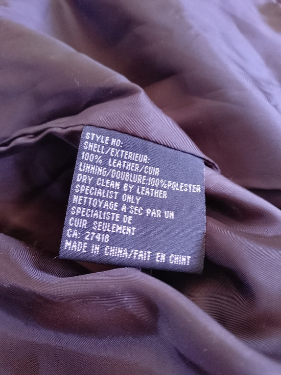 Vintage PLONGE CUIR LEATHER Suede Button-Up Jacket