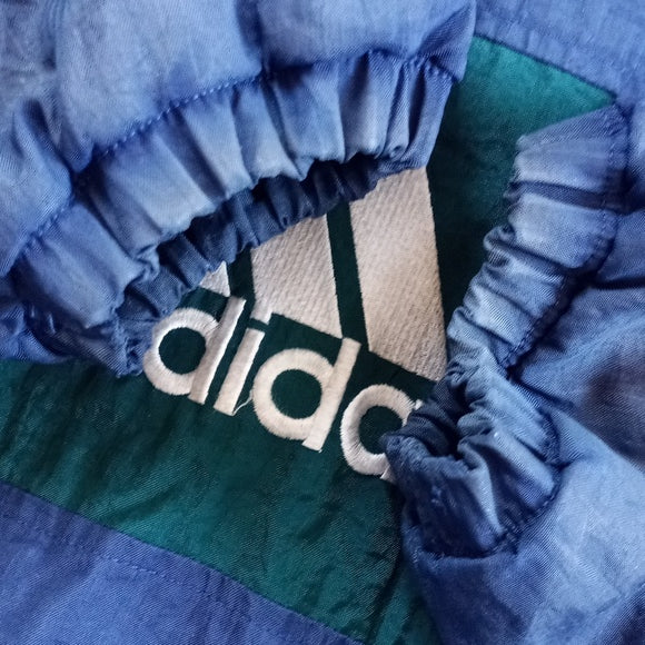 Vintage 90s Adidas Blue/Green Essential Winter Jacket