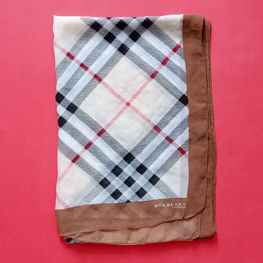 Burberry London Silk BIG Scarf