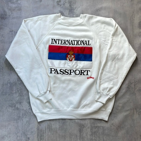 Vintage 90s International Passport Redwood Crewneck Sweater UNISEX