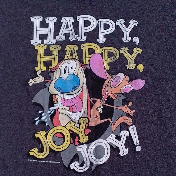 Modern Ren &amp; Stimpy Happy Happy Joy Joy T-shirt
