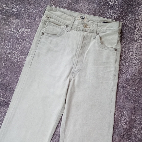 Citizens of Humanity EMMA High Rise wide Leg Crop Baggy Denim Jeans STYLE#1689-8