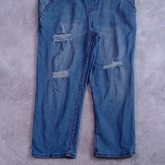 Stylish Modern Denim Overalls Workwear REFUGE