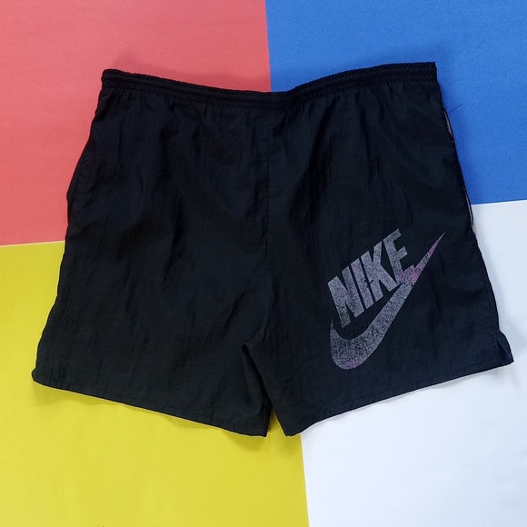 Vintage 90s Nike Essential Pink/Black Shorts Unisex