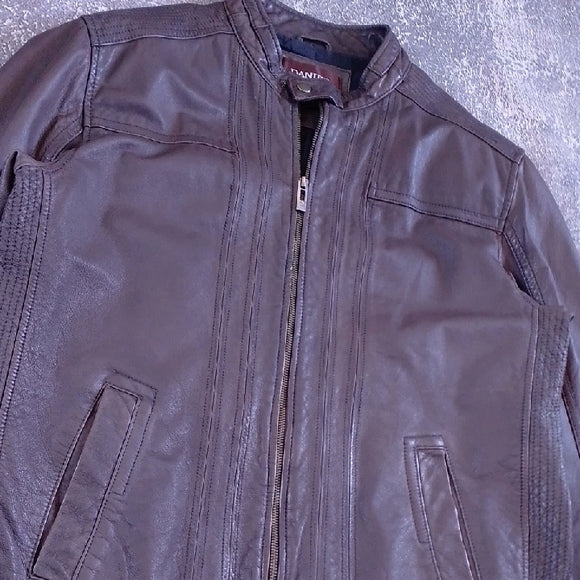 DANIER Dark Brown Leather Jacket