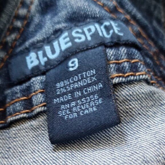 BLUE SPICE Women's Blue Denim Overalls