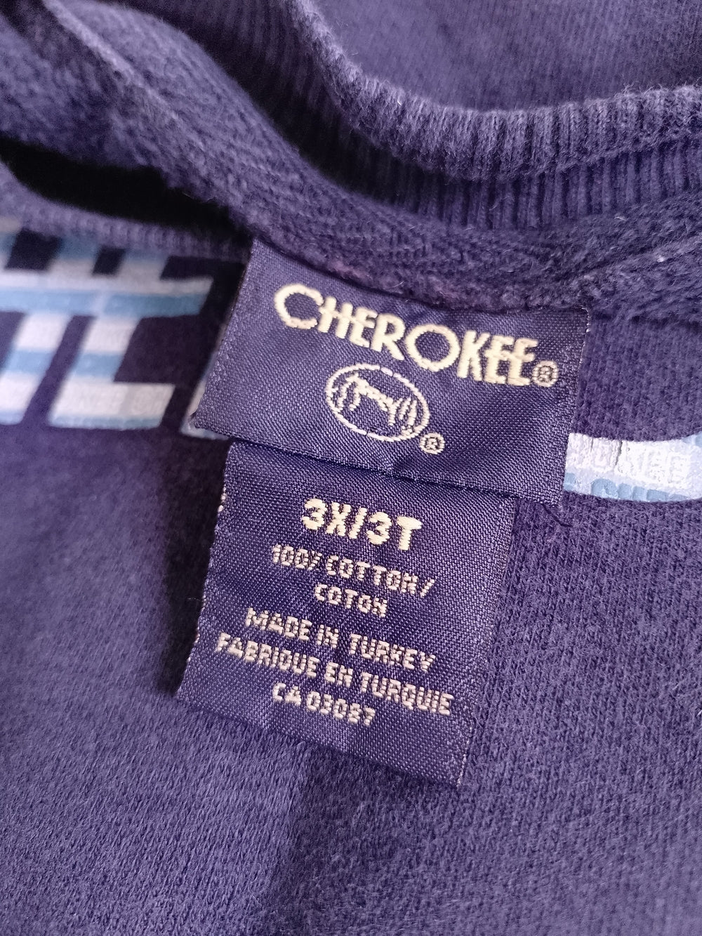 Vintage 90s Cherokee Navy Logo Crewneck Sweatshirt