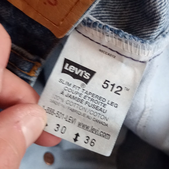 Vintage 1990s LEVI'S 512 Denim Jeans UNISEX