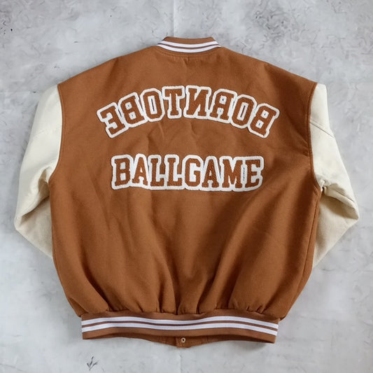 Varsity Jacket BORNTOBE BALLLGAME bntub Jacket