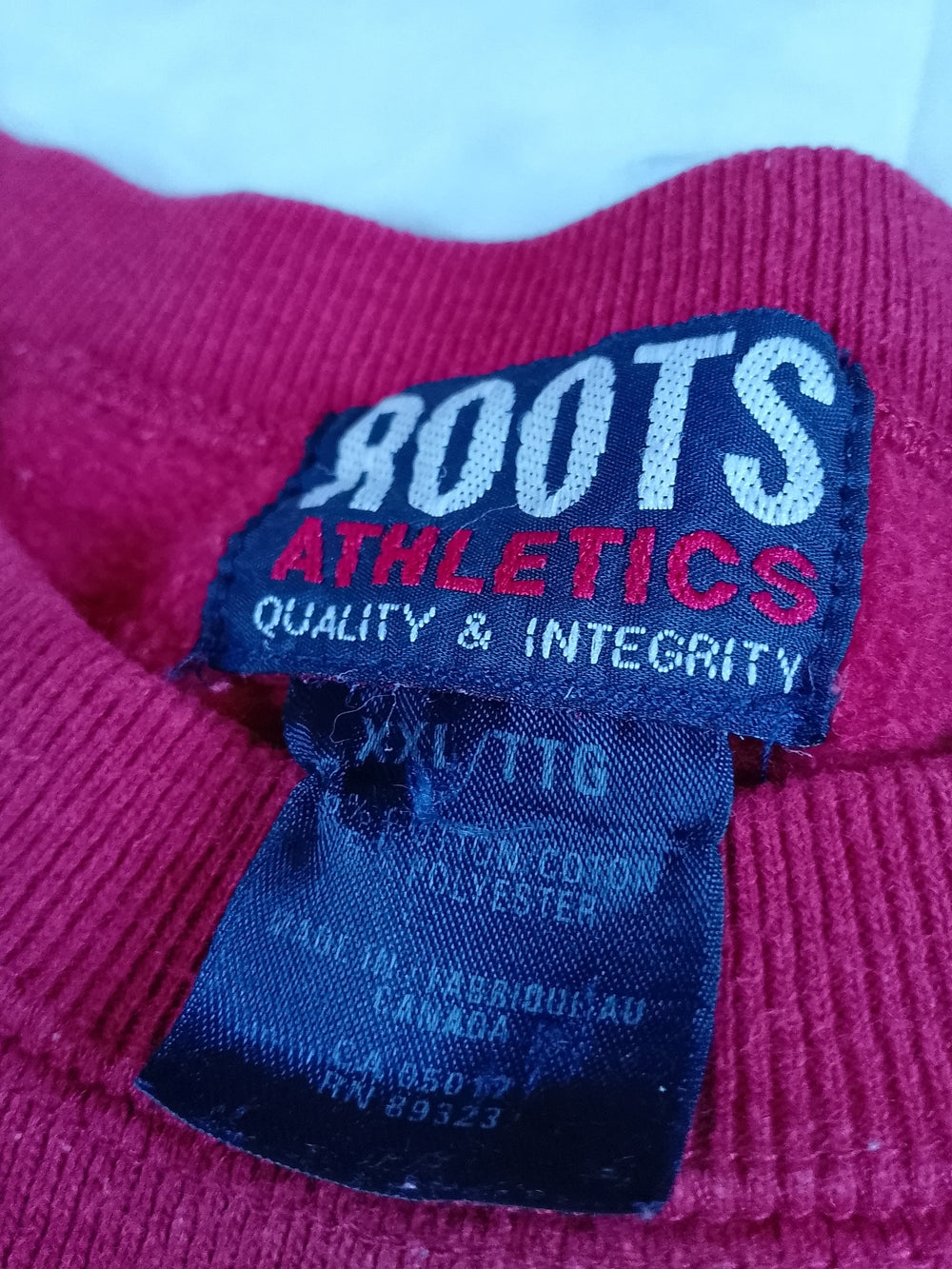 Vintage Roots Athletics Red Crewneck Sweatshirt