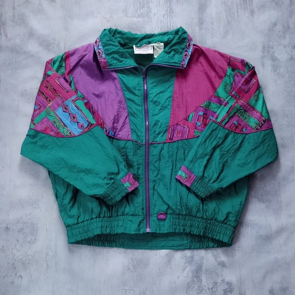 Women's Vintage 90s Funk Aunt Viv Windbreaker Jacket