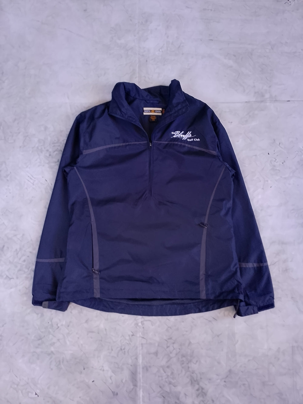 Scarborough The Bluffs Golf Club Navy Pullover Windbreaker