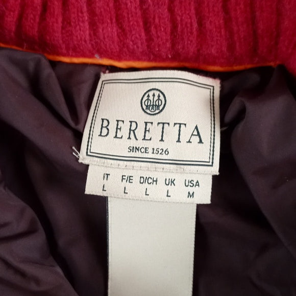 BERETTA Lambswool Quarter Zip Sweater HUNTING SHIRT