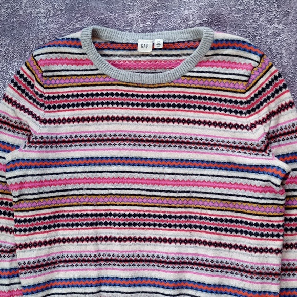 CAP MERINO WOOL Colourful Striped Sweater