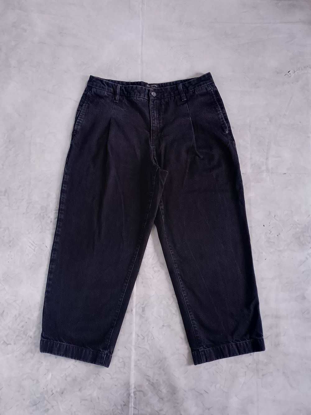Banana Republic Mid-Rise Straight Regular Baggy Black Denim Jeans