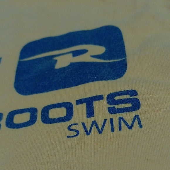 Vintage 90s Roots Swim Yellow Tank Top