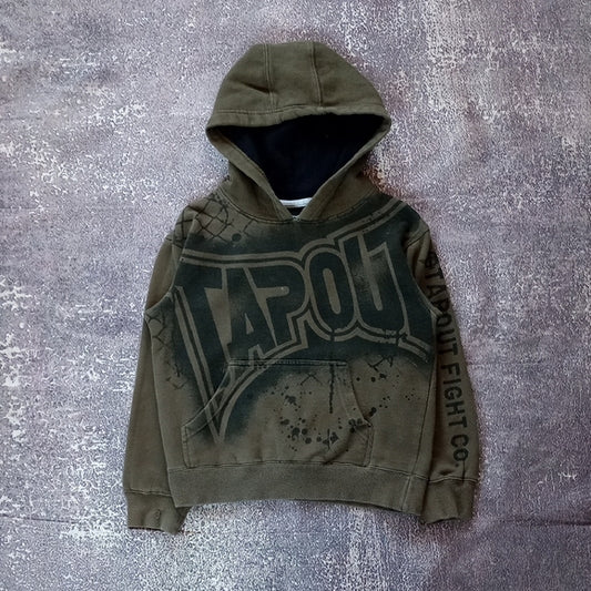 KIDS Tapout Green Hoodie MMA