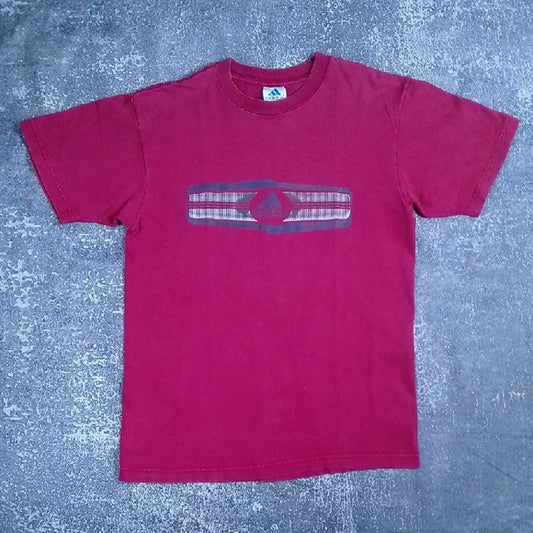Vintage 90s Adidas Red Graphic Tee