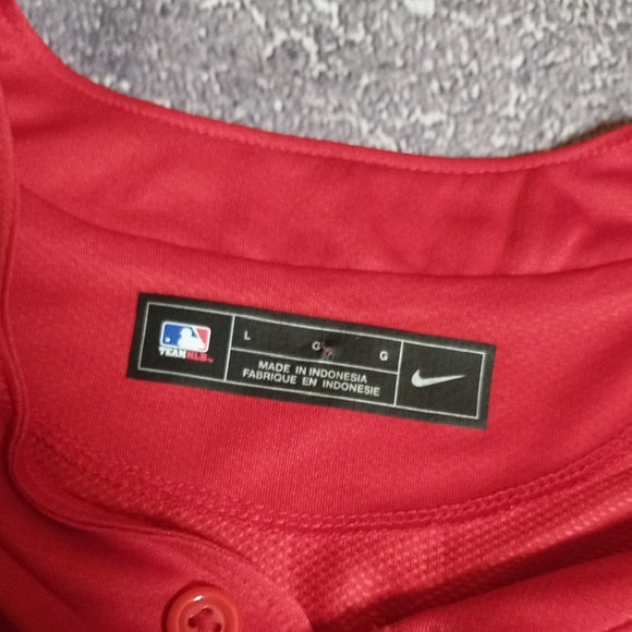 Red Nike MLB Cardinals Jersey #43