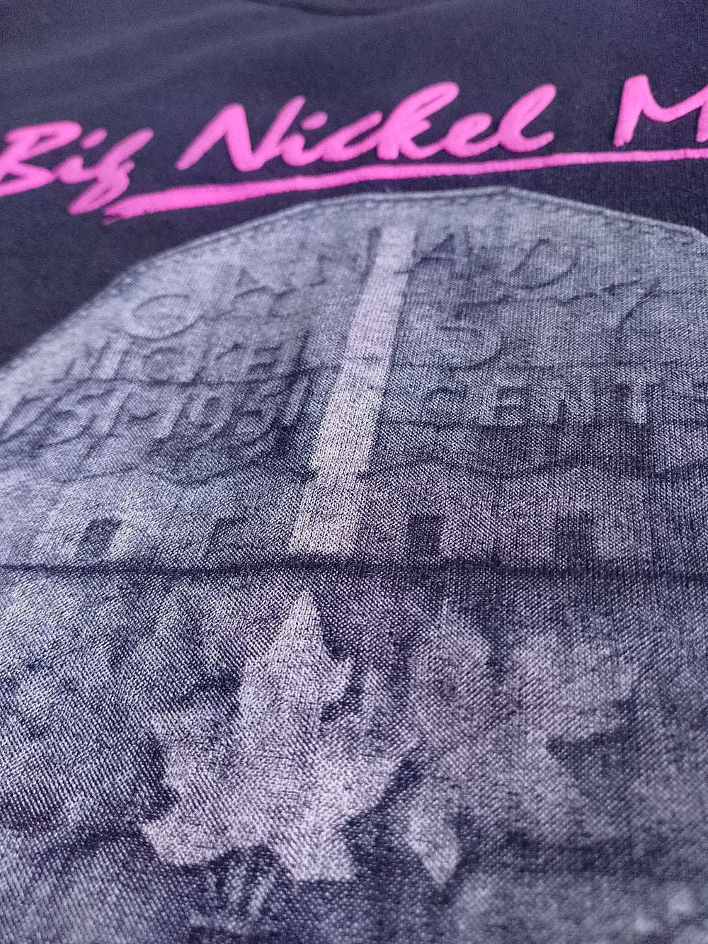 Vintage 90s Big Nickel Mine Sudbury Canada Black Crewneck Sweatshirt