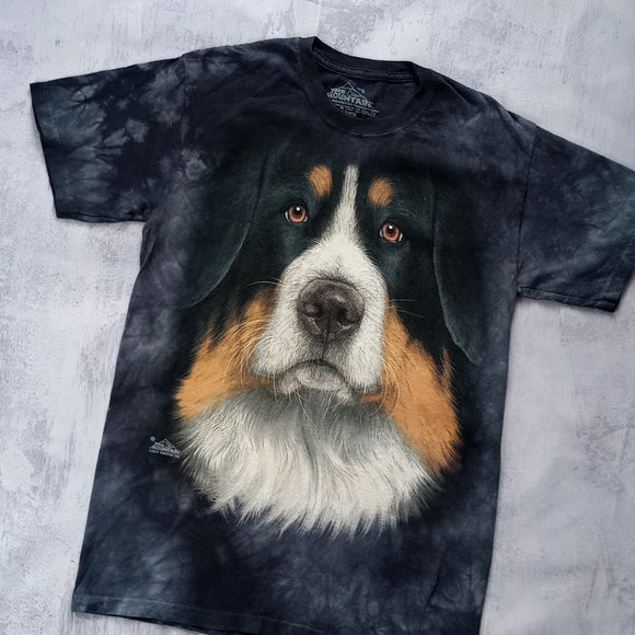 Bernese Mountain Dog The Mountain 2013 Tie Dye T-Shirt UNISEX