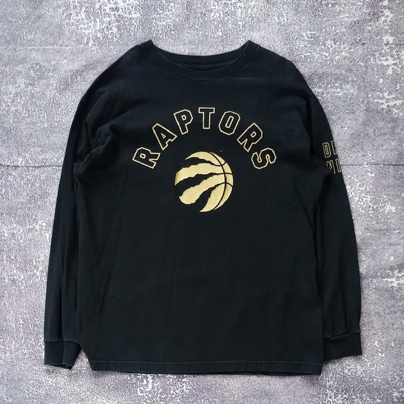 Black Raptors Kids Long Sleeve Shirt