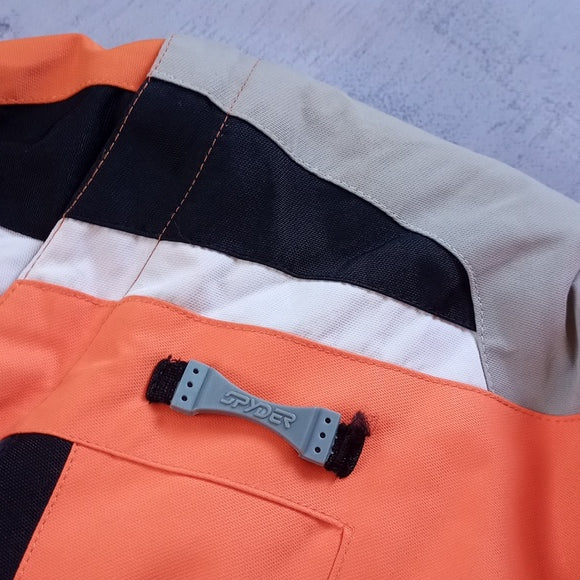 Vintage 90s SPYDER Ski Jacket Orange Entrant Dermizax-EV