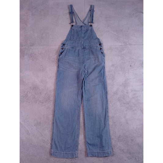 FREE PEOPLE Vintage Style Denim Overalls Workwear