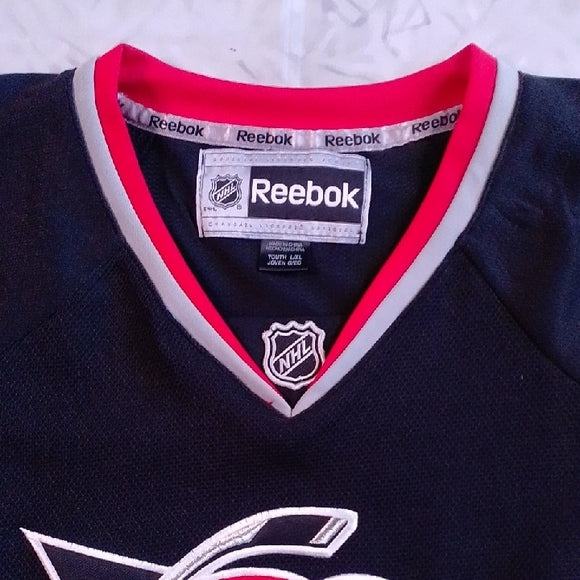 CAROLINA HURRICANES REEBOK NHL Alternate Black Hockey Jersey Youth