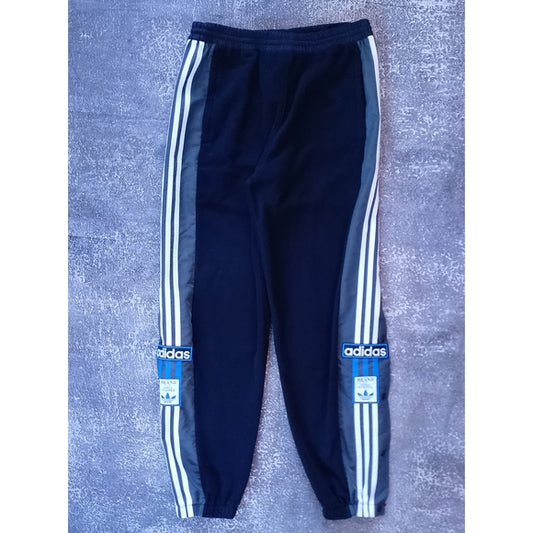 Vintage Style Adidas Classic Black and Blue Joggers