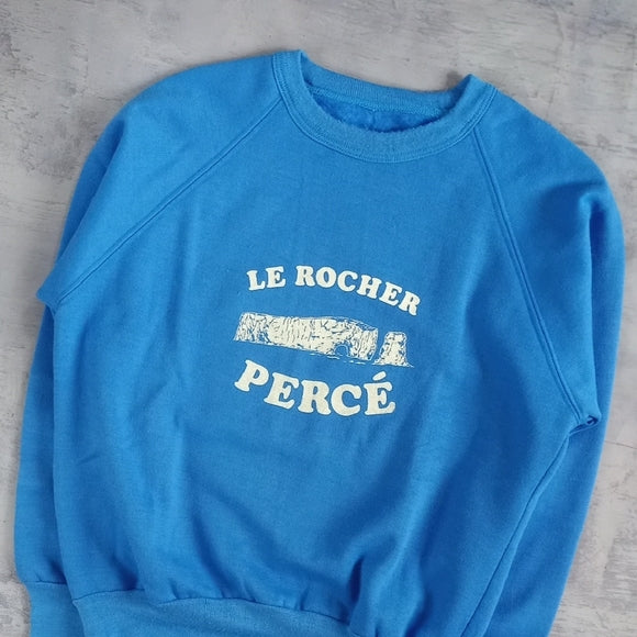 Vintage 1970s LE ROCHER PERCE Crewneck Sweater UNISEX