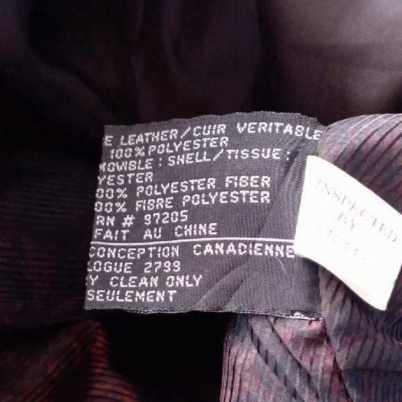 Vintage 90s Danier Brown Leather Jacket