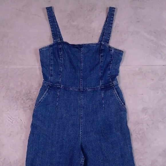 Stylish Modern Denim Overalls Workwear DynmDynamite
