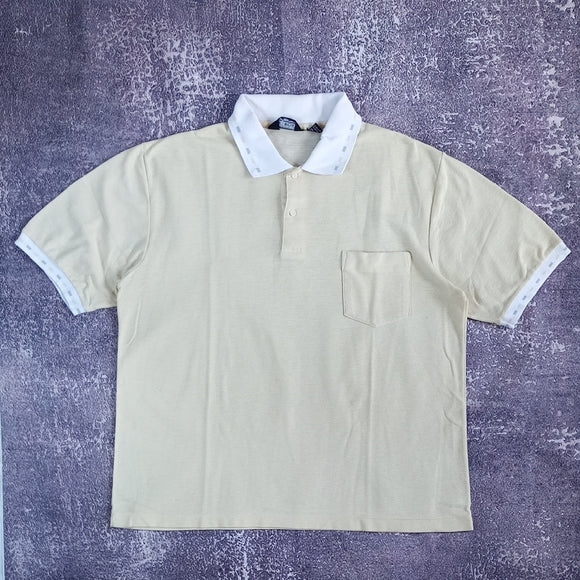 Vintage 90s FOX Classic Yellow Polo Shirt UNISEX